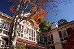 秋晴れの旧三笠ホテル