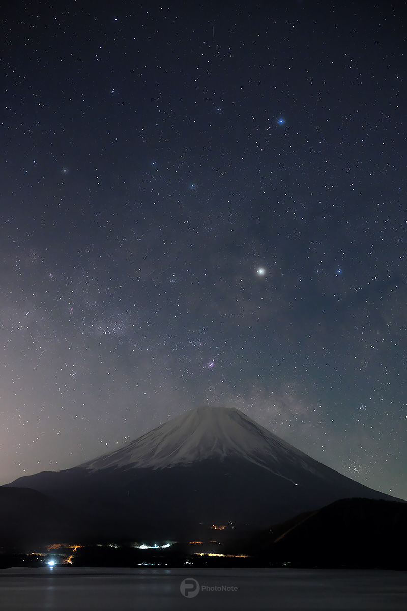 富士と銀河
